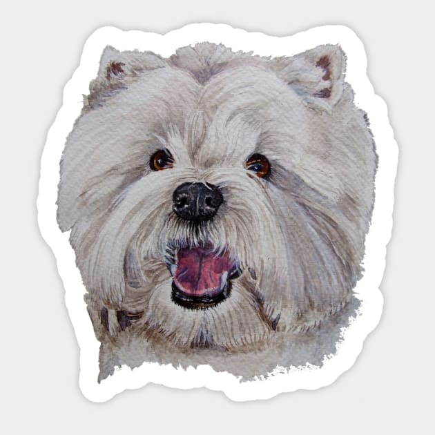 West highland white terrier Sticker by doggyshop
